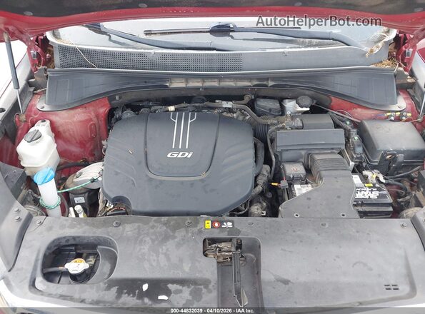 5XYPHDA52GG092435 2016 KIA SORENTO Красный Вид сзади