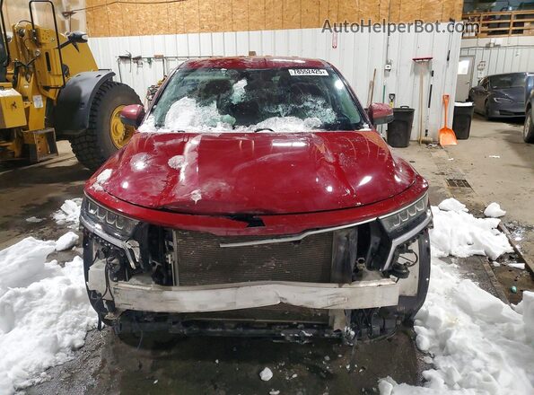 5XYRG4LCXNG080456 2022 KIA SORENTO Burgundy Widok z przodu