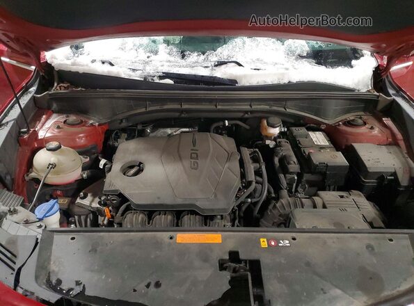 5XYRG4LCXNG080456 2022 KIA SORENTO Burgundy Widok komory silnika