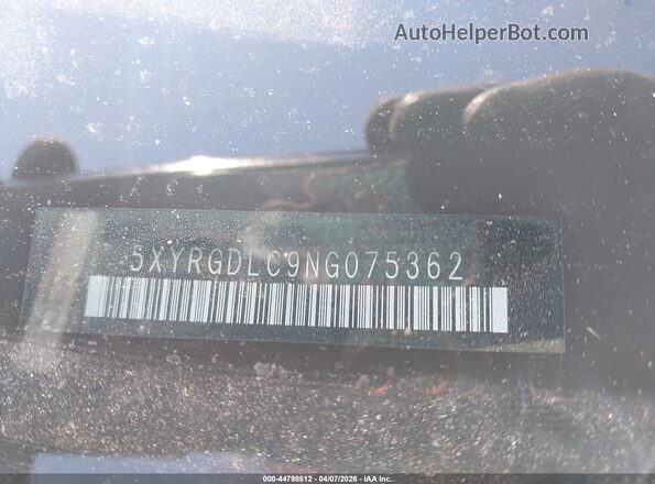 5XYRGDLC9NG075362 2022 KIA SORENTO Красный Вид подкапотного пространства