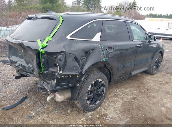5XYRL4JCXRG253588 2024 KIA SORENTO Black Задня права чверть