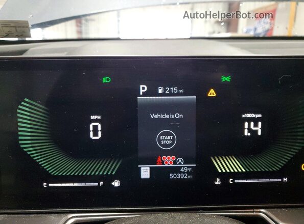 5XYRLDJCXRG278264 2024 KIA SORENTO Gray Widok zestawu wskaźników