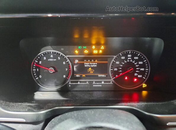 5XYRLDLC2MG001520 2021 KIA SORENTO Gray Vista del cuadro de instrumentos