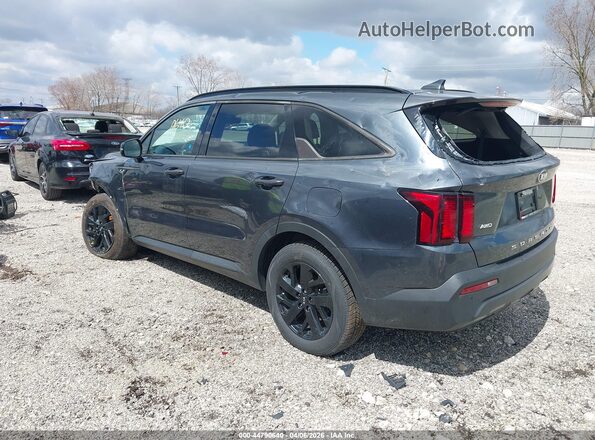 5XYRLDLC4MG007139 2021 KIA SORENTO Серый Задняя левая четверть