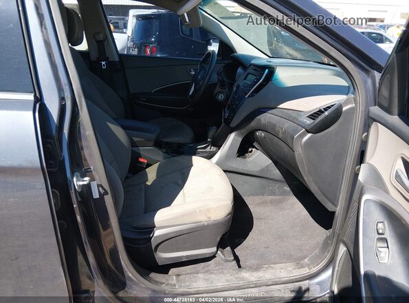 5XYZT3LB0GG337656 2016 HYUNDAI SANTA FE SPORT Синий Вид салона спереди