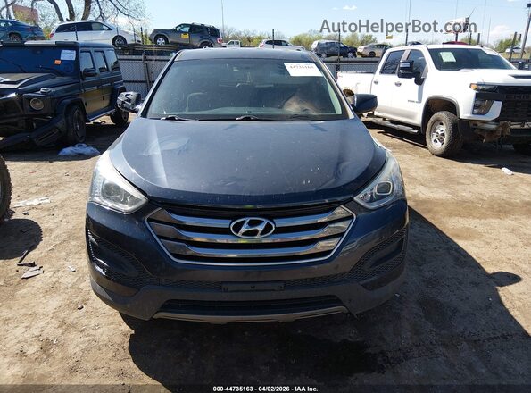 5XYZT3LB0GG337656 2016 HYUNDAI SANTA FE SPORT Синий Вид задней части салона