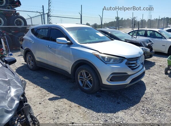 5XYZT3LBXJG512129 2018 HYUNDAI SANTA FE SPORT Серебряный Передняя правая четверть