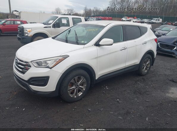 5XYZTDLB6GG368089 2016 HYUNDAI SANTA FE SPORT Белый Передняя левая четверть
