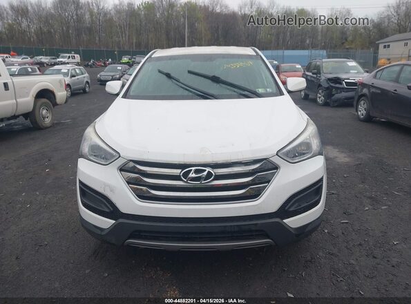 5XYZTDLB6GG368089 2016 HYUNDAI SANTA FE SPORT Белый Вид щитка приборов