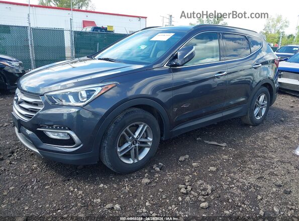 5XYZUDLB0JG515320 2018 HYUNDAI SANTA FE SPORT Серый Передняя левая четверть
