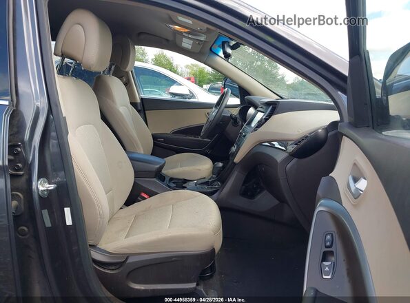 5XYZUDLB0JG515320 2018 HYUNDAI SANTA FE SPORT Серый Вид салона спереди