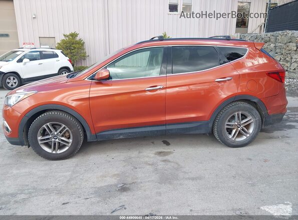 5XYZUDLB4HG492425 2017 HYUNDAI SANTA FE SPORT Orange Widok wnętrza 360 stopni