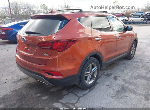 5XYZUDLB4HG492425 2017 HYUNDAI SANTA FE SPORT Orange Tył prawy