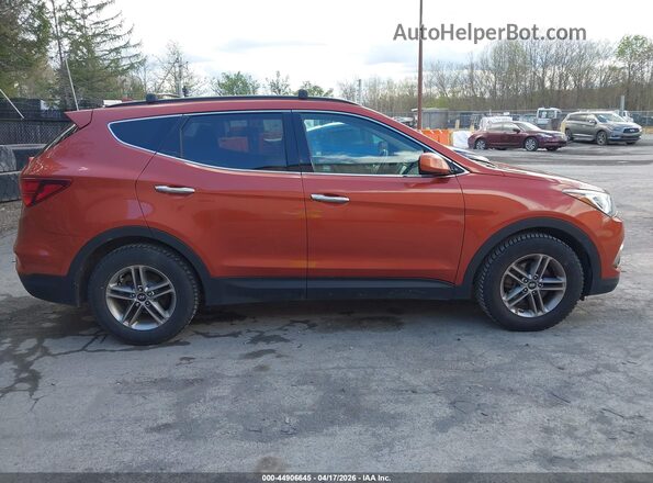 5XYZUDLB4HG492425 2017 HYUNDAI SANTA FE SPORT Orange Widok wnętrza z tyłu