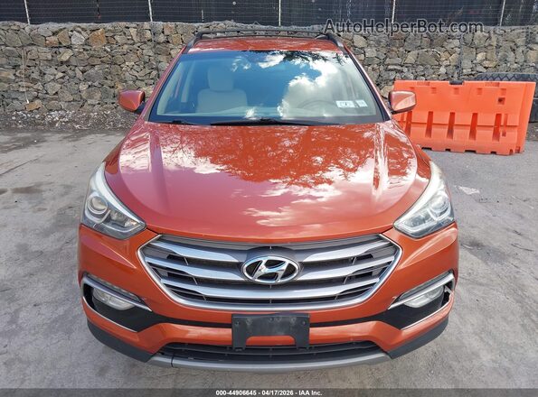 5XYZUDLB4HG492425 2017 HYUNDAI SANTA FE SPORT Orange Widok zestawu wskaźników