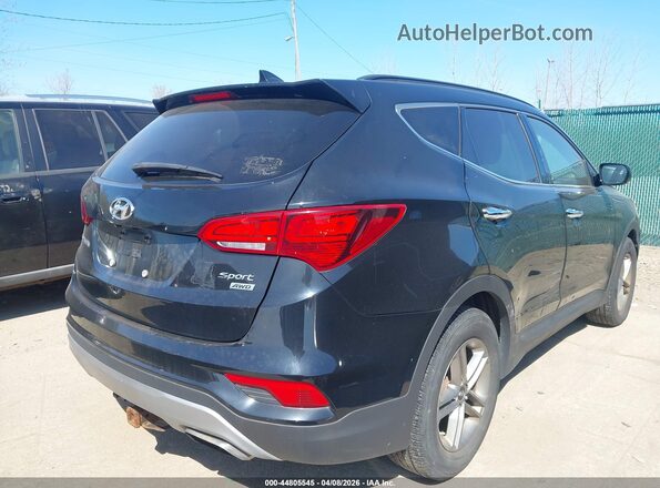 5XYZUDLB5HG398618 2017 HYUNDAI SANTA FE SPORT Черный Задняя правая четверть