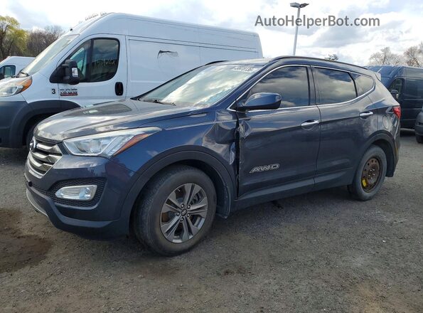 5XYZUDLB9GG357441 2016 HYUNDAI SANTA Charcoal Front left