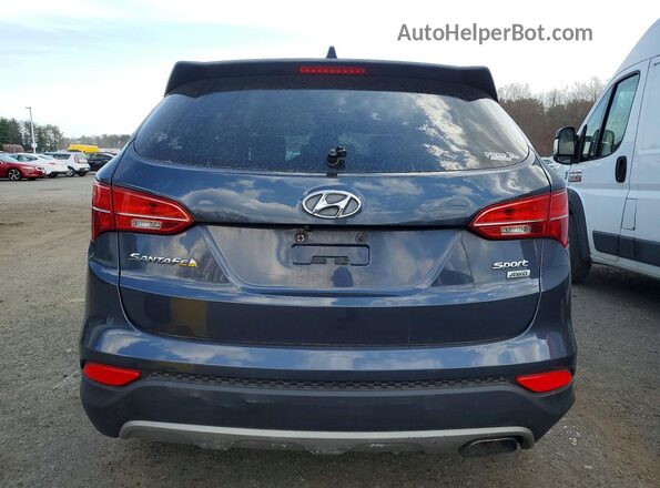 5XYZUDLB9GG357441 2016 HYUNDAI SANTA Charcoal Rear view