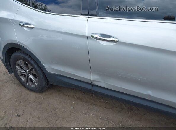 5XYZUDLBXGG319975 2016 HYUNDAI SANTA FE SPORT Silver Widok z przodu