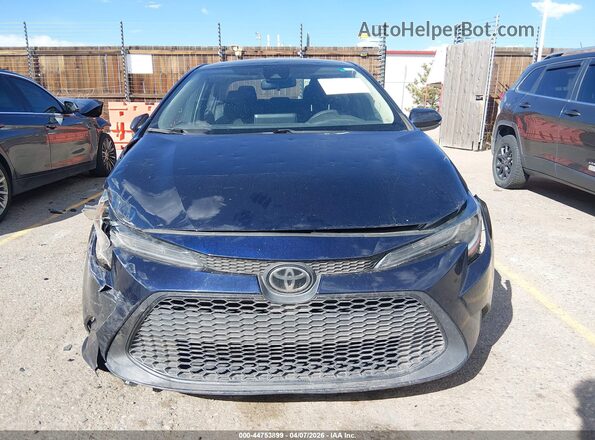 5YFEPMAE6MP217485 2021 TOYOTA LL Blue Widok zestawu wskaźników