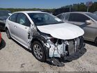 2022 Toyota Corolla Le White vin: 5YFEPMAE6NP344741