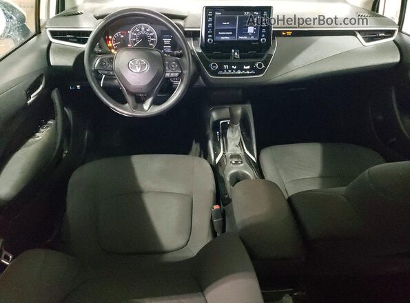 5YFEPMAE8MP227788 2021 TOYOTA LL Белый Вид панели приборов