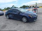 2022 Toyota Corolla Le Dark Blue vin: 5YFEPMAE8NP343820