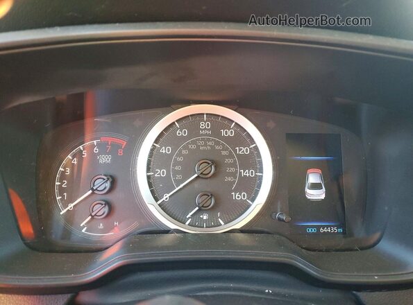 5YFEPMAEXNP381517 2022 TOYOTA LL Black Vista del cuadro de instrumentos