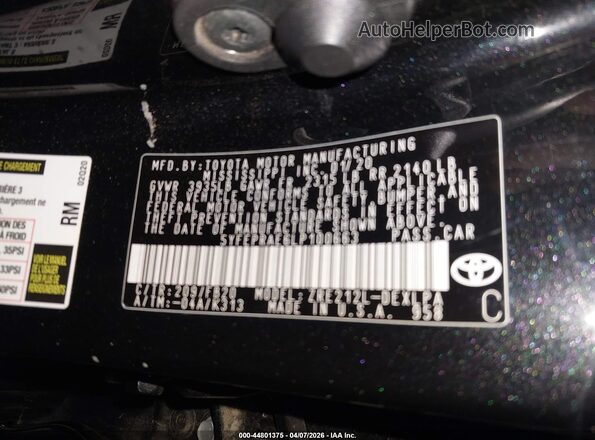 5YFEPRAE6LP100663 2020 TOYOTA LL Black Widok komory silnika