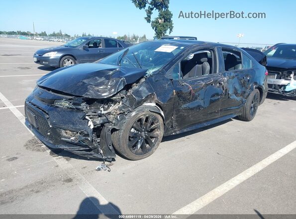 5YFS4MCE4MP095752 2021 TOYOTA LL Black Առջևի ձախ երեք քառորդ տեսարան