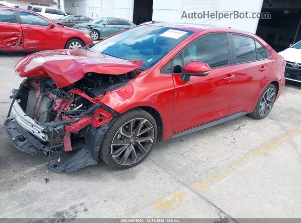 5YFS4MCE7MP072174 2021 TOYOTA LL Burgundy წინა მარცხენა ხედი სამი მეოთხედიდან