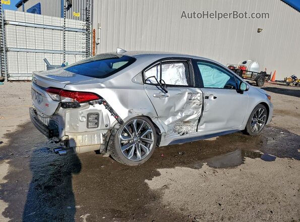 5YFS4MCE8MP063161 2021 TOYOTA LL Silver Задня права чверть