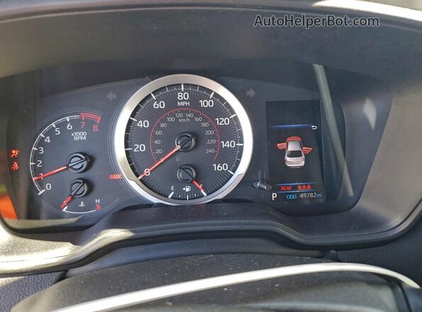 5YFS4MCE8MP063161 2021 TOYOTA LL Silver Вид щитка приладів