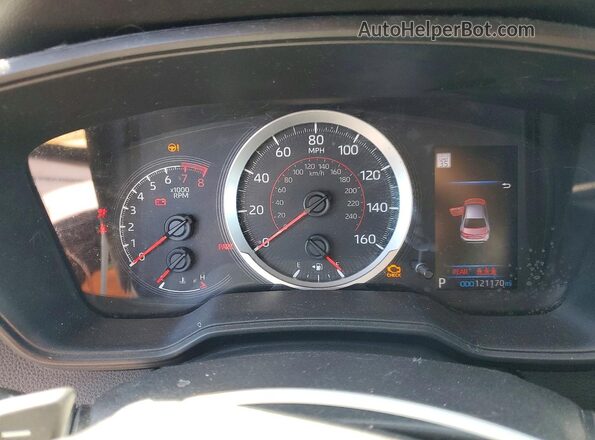 5YFS4RCEXLP057308 2020 TOYOTA LL Silver Widok zestawu wskaźników