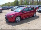 2022 Toyota Corolla Le Темно-бордовый vin: 5YFVPMAEXNP323603