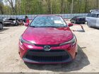 2022 Toyota Corolla Le Темно-бордовый vin: 5YFVPMAEXNP323603