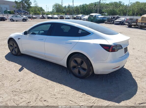 5YJ3E1EB1LF618786 2020 TESLA MODEL 3 Белый Задняя левая четверть