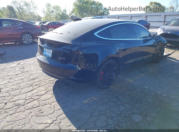 5YJ3E1EB2JF078636 2018 TESLA MODEL 3 Black Հետևի աջ