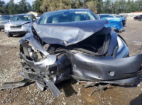 5YJ3E1EB2KF367355 2019 TESLA MODEL Charcoal Widok z przodu