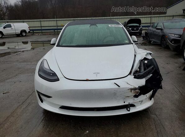 5YJ3E1EB2NF248368 2022 TESLA MODEL Белый Вид спереди