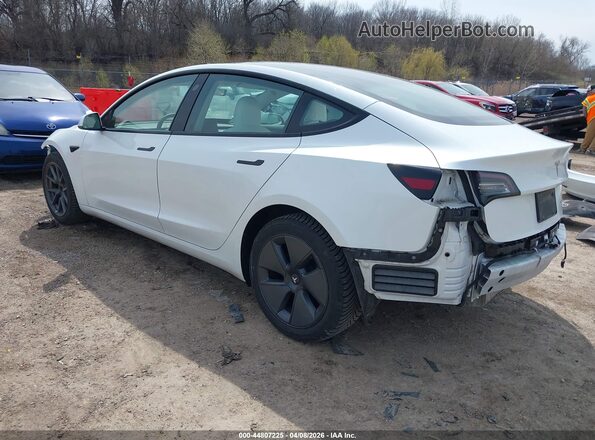 5YJ3E1EB2NF278440 2022 TESLA MODEL 3 Белый Задняя левая четверть
