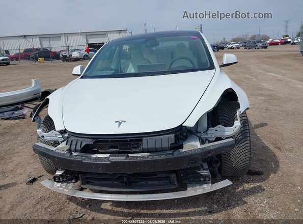 5YJ3E1EB2NF278440 2022 TESLA MODEL 3 Белый Вид задней части салона