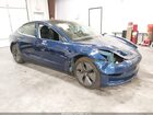 2020 Tesla Model 3 Long Range Dual Motor All-wheel Drive Blue vin: 5YJ3E1EB3LF636304