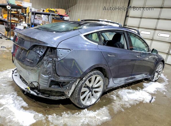 5YJ3E1EB3LF801171 2020 TESLA MODEL Gray Tył prawy