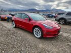 2021 Tesla Model 3 Red vin: 5YJ3E1EB3MF044547