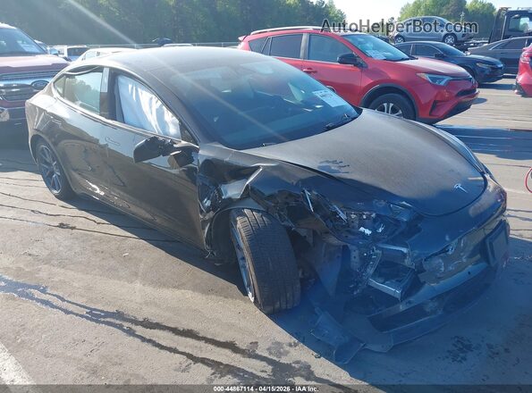 5YJ3E1EB3NF185040 2022 TESLA MODEL 3 Black Przód prawy