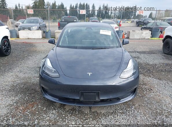 5YJ3E1EB4NF343546 2022 TESLA MODEL 3 Серый Вид задней части салона