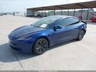 2024 Tesla Model 3 Long Range Dual Motor All-wheel Drive Синий vin: 5YJ3E1EB4RF833863