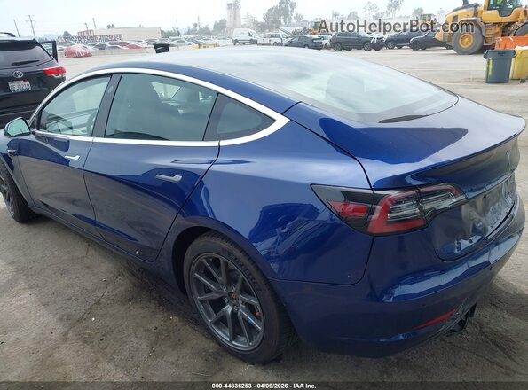 5YJ3E1EB5LF717403 2020 TESLA MODEL 3 Синий Задняя левая четверть