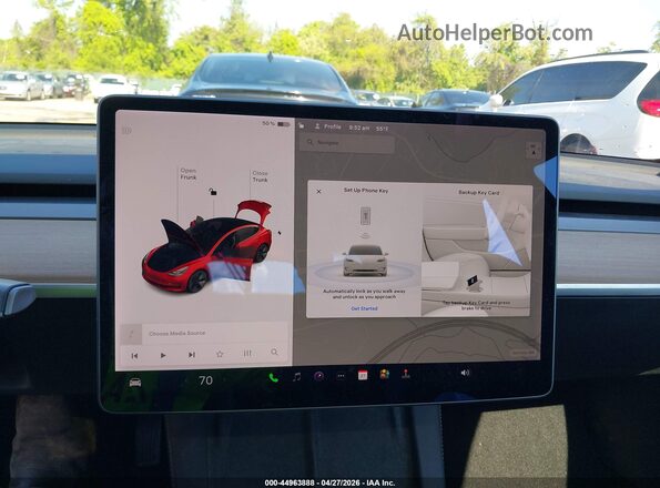 5YJ3E1EB5MF923743 2021 TESLA MODEL 3 Красный 